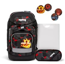 ergobag Jugend Unisex Taekbeardo Sets Rucksack, Mehrfarbig (Mehrfarbig), Einheitsgröße