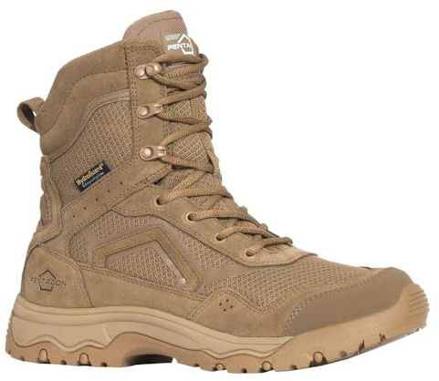 PENTAGON Pentagon Scorpion V2 Suede 8 Boots - Herren - Erwachsene Männer, Outdoor-Enthusiasten - Coyote - 43 EU