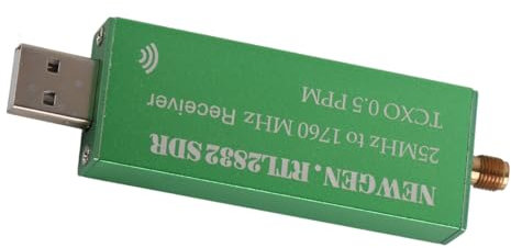 LiebeWH RTL-SDR-Empfänger 25 Bis 1760 MHz RTL-SDR-Empfänger Funkempfängerplatine Vollband-Funkempfänger RTL2832U R820T2 Softwaredefinierter Funkscanner Funkempfängerplatine LiebeWH6d1smoekgt