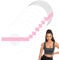 TYVOM 50 Pcs Libre 2 Sensor Covers, Freestyle Libre 2 Sensor Waterproof Freestyle Libre Skin Tape Adhesive Continuous Glucose Monitor Set Perfect for Swim Run Relax and Glucose Monitor（Pink）