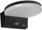 Maclean MCE344 LED Wandleuchte mit PIR Bewegungssensor und Dämmerungssensor, 15W 1560lm Wandlampe IP65 Wasserdicht Außenlampe 4000K Neutralweiß, für Außen- und Innenbereich (Schwarz)