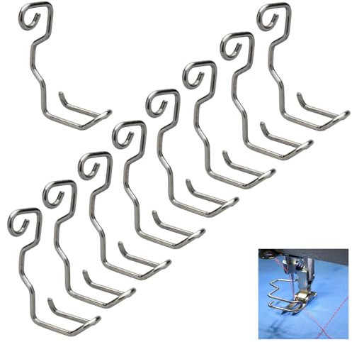 TorSor Fingerschutz für Nähmaschinen, zum Schutz vor Schlägen der Hände, für Singer, Classic, Juki, Consew, Yamata, Brother, stark, robust, moderne Maschinen, Anfänger, Kanalisation, 10 Stück