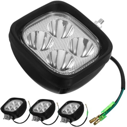 CRAFTHROU 4 Pz Faro Del Carrello Elevatore Luce Dell'auto Illuminazione Del Carrello Elevatore Faretti Led Per Carrelli Elevatori Fari Da Lavoro a Led Luci a Led Per Auto Plastica Black