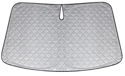 XCBYT Parasol Coche Delantero Compatible con VW Tour an 2016-2024, Engrosada Parasol Parabrisas, Plegable Protector Solar Coche, Mantén tu Coche Fresco, Anti UV Rayos y el Calor