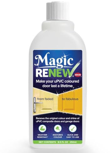 NDOR Magic Renew uPVC Door Colour Restorer, 250ml, Weather Resistant, Faded uPVC Composite Door Restorer (250ml)