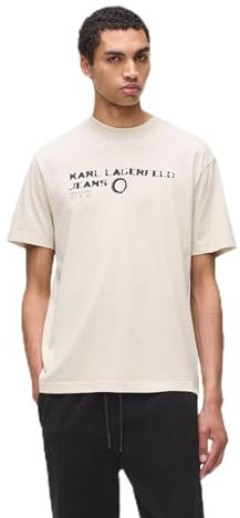 Karl Lagerfeld Jeans Herren Regular Eclipse Logo T-Shirt
