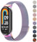 Tobfit Bracelet pour Xiaomi Mi Band 9/8, Bracelets de Remplacement en métal souple, Bracelet en Acier Inoxydable pour Xiaomi Smart Band 8/9 homme femme, Longueur Réglable et Confortable et Respirant