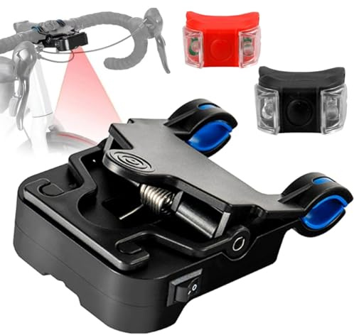 KWJTOY Fahrrad-Lenker-Kalibrierer, USB-Lade-Laser-Kalibrierer, professionelles Fahrrad-Ausrichtungsanzeige-Werkzeug, Sitzmittenversteller, Fahrradwartungszubehör