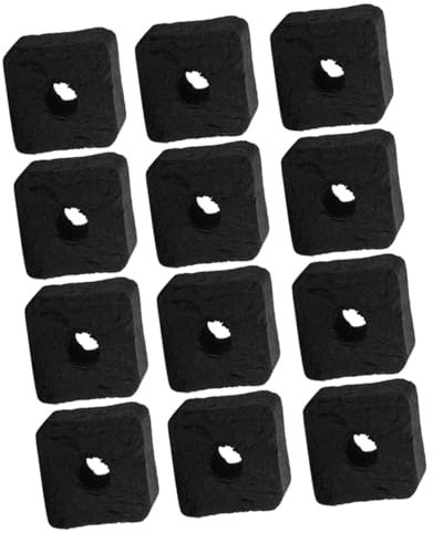 Toyvian 1 Carbone di bambù per Barbecue Piccolo Portatile Stufa Cucinando Griglia Campeggio Barbecue a Carbonella Carbone di Legna Fornitura di Cucina Black