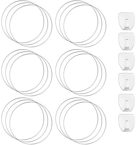 Lot de 18 treillis en métal pratiques et robustes pour plantes pothos vigne bougainvillée