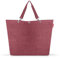 reisenthel shopper XL twist maroon – Geräumige Shopping Bag und edle Handtasche in einem – Aus wasserabweisendem Material