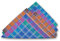 Ross - Geschirrtücher Schottenmuster Rot-Blau-Gelb, 3er Set, Baumwolle
