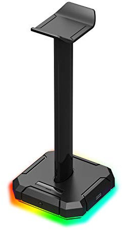 Redragon Soporte para Auriculares Scepter-Pro (HA300) Retroiluminación RGB con 4 Puertos USB