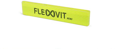 FLEXVIT Mini Rehab (Gelb) - Sehr Leichtes Fitnessband für Rehabilitation, Schonende Aktivierung und Mobilitätsübungen, Perfekt für Einsteiger und Recovery