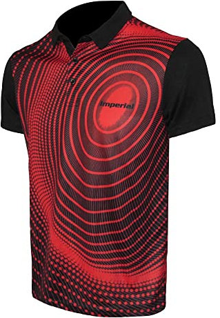 Imperial Shirt F-7 (rot - XL) | - Funktionsfaser Tischtennis Shirt | Tischtennis Trikot | Tischtennis Hemd | TT-Spezial - Schütt Tischtennis