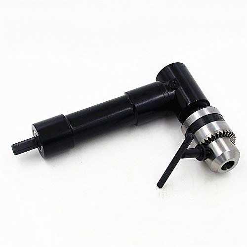 Adaptador de taladro eléctrico de ángulo recto de 90 grados con llave de portabrocas