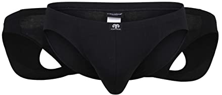 Ceceba Herren Slip schwarz Uni 3er Pack 4XL/30/31K