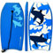 COSTWAY Bodyboard, Schwimmbrett Schwimmboard, Surfbrett Kinder, Surfboard, Sup-Board (94x47x5,5cm, Blau)