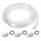 sourcing map Mini Pompe à eau DC 5V Micro Submersible Moteur avec Transparent Vinyle Tube pour Plante Fleur Jardinage