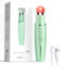 TOUCHBeauty Augen Massagegerät,Ultraschall Augenmassagegerät With 40 ℃ Wärmefunktion et Rot LED Lichttherapiegerät Anti Aging Antifalten Wiederaufladbare AG-1980KG(Grün)