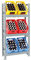 PROREGAL Getränkekistenregal Tegernsee grau | 6 Kästen | HxBxT 160x80x30 cm Kistenregal Kastenregal Wasserkastenregal Getränkeregal