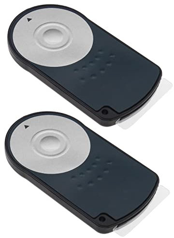 OTOTEC 2 pz RC-6 IR Telecomando Wireless Compatibile con Canon 650D 70D 700D 60D 5D2 800D Fotocamere Ricambio Otturatore Release Infrarossi Camera Trigger