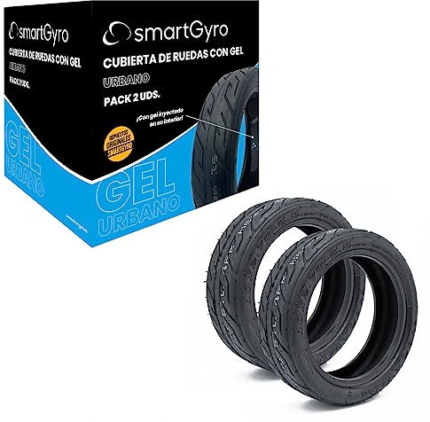 smartGyro Originalersatz – Street 1-Reifen mit Gel für Speedway-, Rockway-, Crossover- und PRO-Versionen, 10 Zoll, 2er-Pack
