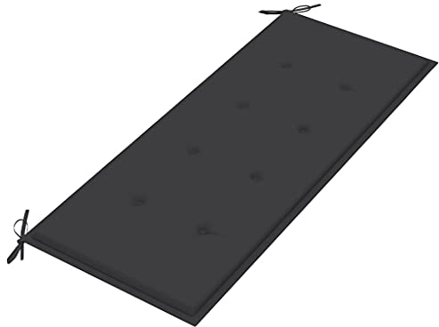 WIFESE Gartenbank-Auflage Anthrazit 120x50x3 cm Sitzkissen Bank Bankauflage Kissen Outdoor Bierbankauflagen Sitzpolster Bank Sitzauflagen FüR BäNke Bankkissen Eckbank Auflagen