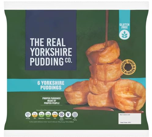 The Real Yorkshire Pudding Co. 6 Gluten Free Yorkshire Puddings, 180g
