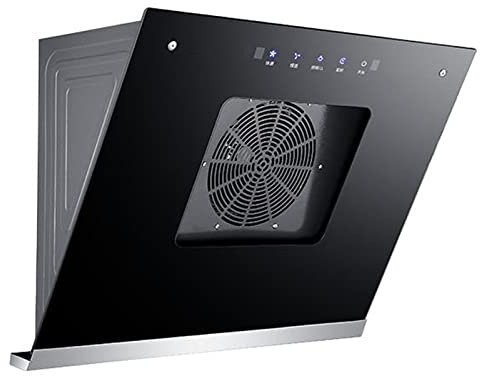 Cappa aspirante ad Angolo, Cappa aspirante in Acciaio Inossidabile, 17 m³/min, induzione Intelligente, Touch, Luce LED, Pulizia Automatica, Cappa aspirante da Cucina a Parete