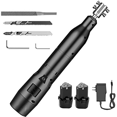 Nail Files, File and Rasp Set, Needle Files, Electric File Saw Tools, Metal Files Reciprocating Saw Blades, for Finishing Tools File/Sharpen/Deburr (4 Styles)