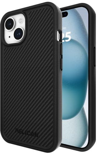Pelican Protector Series – iPhone 15 Hülle 6,1 Zoll [kompatibel mit MagSafe] Magnetische Handyhülle mit Anti-Kratz-Technologie [16FT MIL-Grade Fallschutz] robuste, robuste Schutzhülle für iPhone 15 –