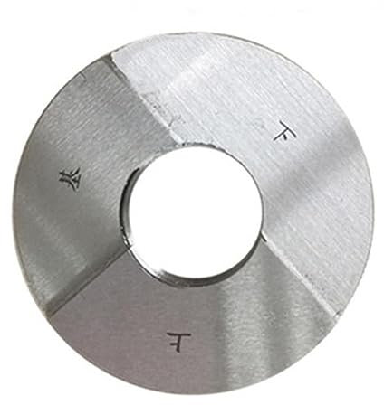 NURII Gewinde-Ringlehre for konische Rohre, 55-Grad-Messwerkzeug, Go-No-Go-Messgerät, R1/16–R6 Zoll (Size : R6 inch)