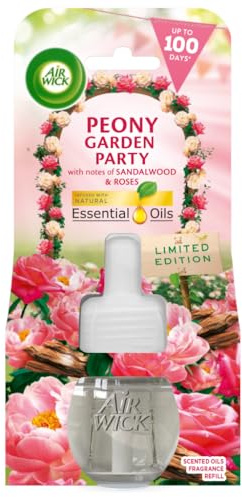 Air Wick |Peony Garden Party |Plug In Electrical Air Freshener Refills| 19ml |Pack of 1 |Lasts up to 100 days