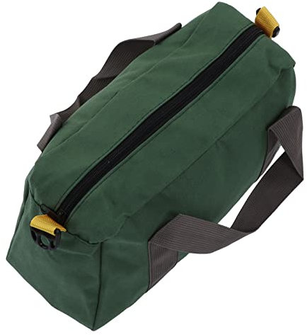 Weithals-Werkzeugtasche, Handtasche, Robuste Elektriker-Werkzeugtasche für Canvas-Hardware, Utensilien, Werkzeug, Reißverschluss, Handtaschen (40,6 cm/16 Zoll)