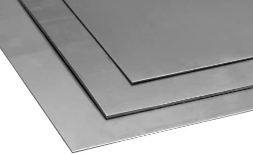 Chapa de acero inoxidable de 2 mm (AISI — 316Ti(V4A) / 1.4571), placas de chapa de 250 x 500 mm, corte individual posible