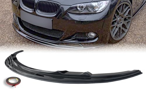 MpTuned BMW E92 E93 Pre-LCI Frontstoßstangenspoiler glänzend schwarz für 3er E92-93 2007 2008 2009 2010 M Sport