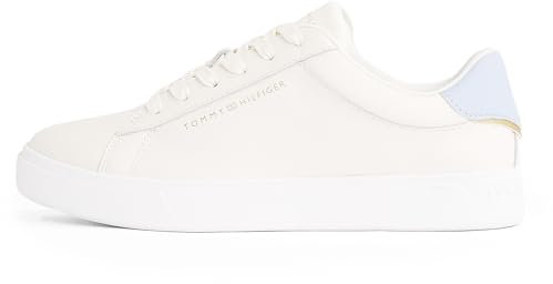 Tommy Hilfiger Baskets Femme Essential Basses, Beige (Ancient White), 37
