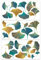 OLYCRAFT 3 Stück/Set Gingko Abziehbilder Zum Aufreiben Für Möbel Und Kunsthandwerk 30x15cm Ginkgo Blätter Dekor Transferaufkleber Blätter Zum Aufreiben Abziehbilder