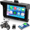 5 Zoll HD Touchscreen Motorrad GPS Navigator mit drahtlosem CarPlay & Android Auto, Bluetooth für Anrufe & Helm-Intercom/Spiegel-Link/Eingebauter Lautsprecher/SD Karten & USB Anschluss