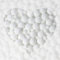 Lulubug Pompons zum Basteln, 500 Stück | 1cm & 2cm, Filzoptik | verschließbarer Zipper | Pom Pom zum Basteln für Kinder und Erwachsene, DIY, Nähen | Weiß