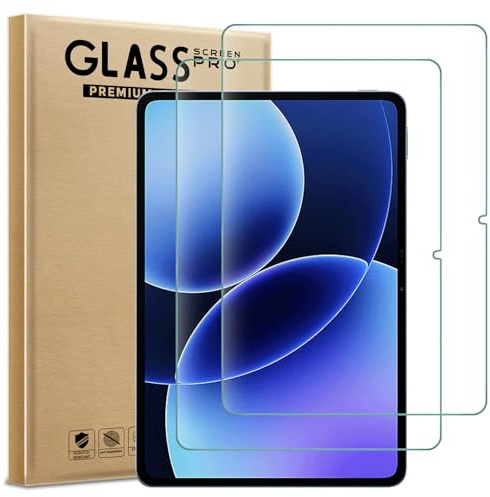 AOKUMA Protector de Pantalla para Xiaomi Pad 8/8 Pro/Pad 7/7 Pro, [2 Unidades] Cristal Templado para Xiaomi Pad 7 Fácil Instalación, Vidrio templado 9H,Sin Burbujas, Alta Definicion,Anti-Arañazos