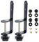 DimyFew 2Pcs Pegboard Desk Mount Table Clamps for 1-5cm Tabletop Standing Holder for Home