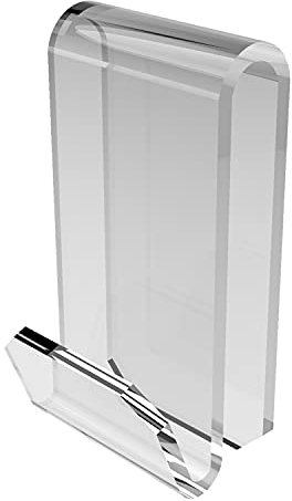 Agplex Gancio Asciugamani per Anta Doccia in Vetro Acrilico Trasparente, Adatto a Box Doccia con Spessore 26-30mm, Design Resistente e Minimalista