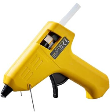 TIEOAXFT 20W Hot Melt Glue Gun Household Industrial Mini Guns Electric Heat Temperature Tool 7mm Glue Stick Electric Repair Tool for DIY Craft Projects and Home Quick Repairs