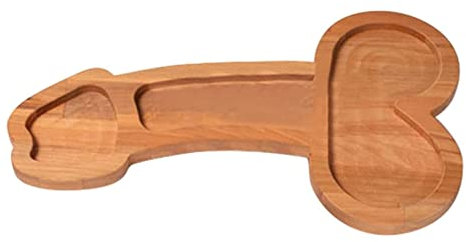 Pqahffowr Planches à ApéRitif Amusantes, Ensembles de Planches à Fromage AméLioréEs, Planches à ApéRitif, Plateaux à Fromage en Bois Uniques (9,45 Pouce)