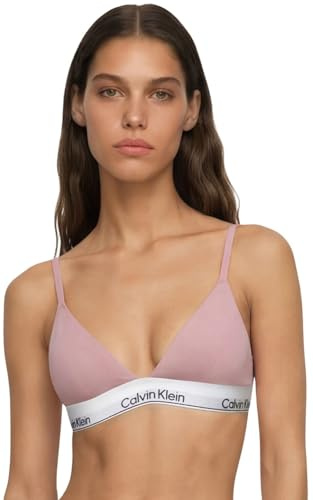 Calvin Klein Damen Leicht gefüttertes Dreieck Lv00Qf8498 Dreieck, Multi (Cradle Pink), M