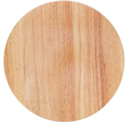 Angoily Sitzfläche Aus Massivem Holz Ergonomischer Barhocker Mit Runder Sitzfläche Aus Holz – 35 cm Glatte Holzoberfläche Für Restaurants Bars Und Barhocker Zu Hause