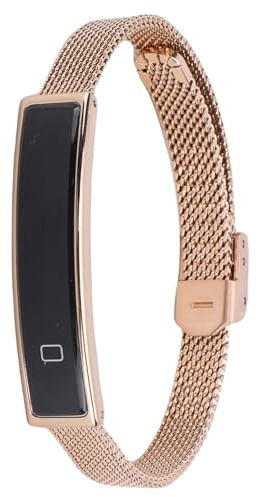 SENECESLI Schlaf- und Fitness-Tracker, Intelligentes Armband für Frauen mit Mehreren Sportmodi, Bluetooth-Telefon-Fernauslöser (Gold)