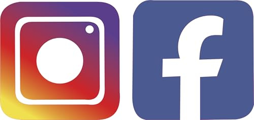 Adesivi Adesivi Loghi Social Network, Vinile di Alta Qualità per Vetrine e Veicoli Professionali (1)